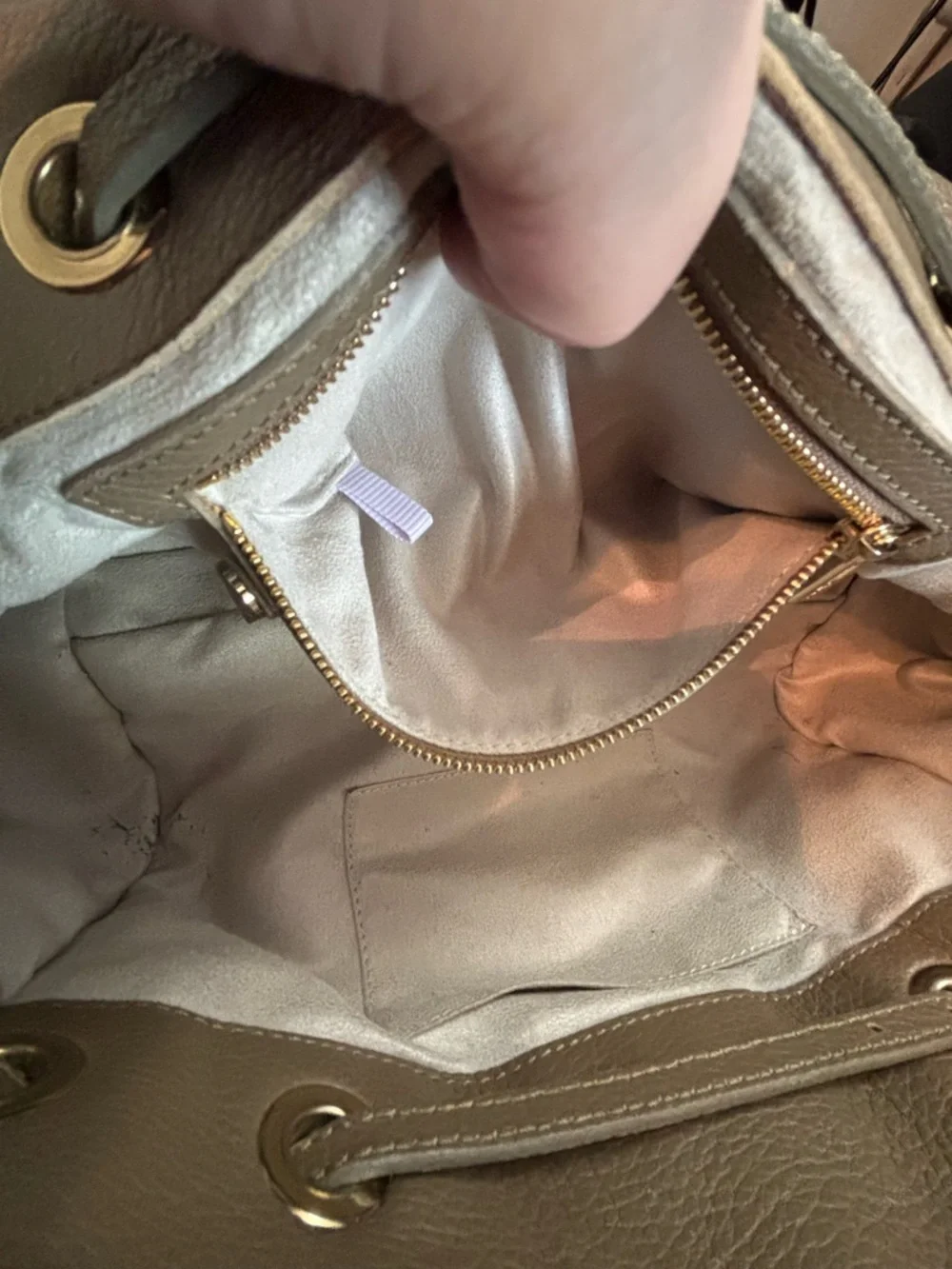 Authentic Jimmy Choo Rosalie Satchel – Camel Grainy Calfskin